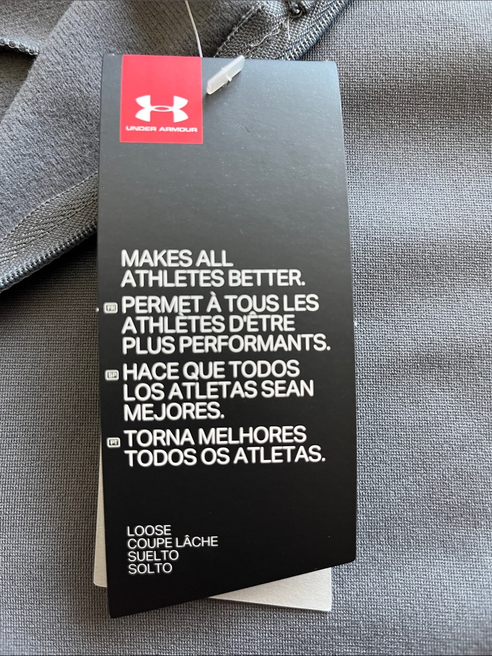 NWT Under Armour Women’s 2XL Gray 1/4 Zip Pullover Loose Fit Athletic Top - Picture 11 of 13